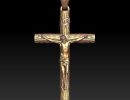 jesus cross pendant 3d modelf330